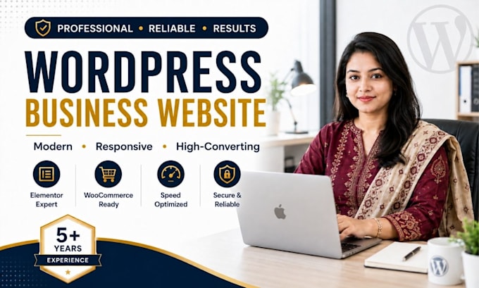 create wordpress website, wordpress website design development, business website