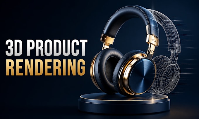 create photorealistic 3d product rendering and product visualization