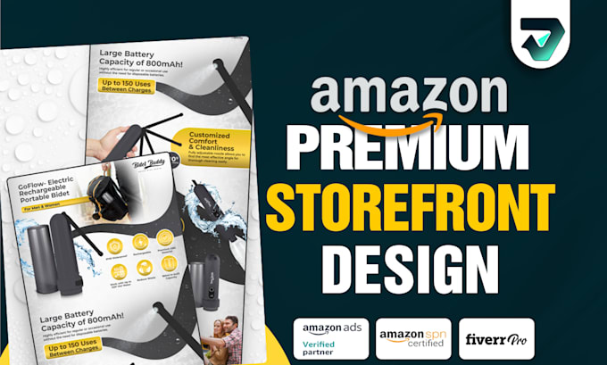 design stunning amazon storefront or amazon brand store