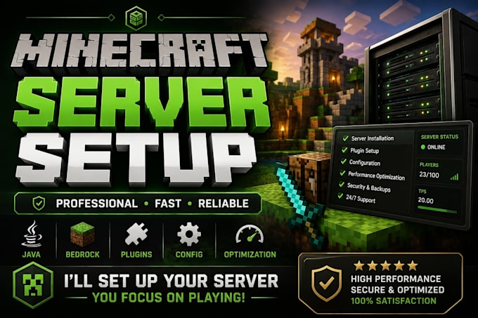 set up your minecraft server quickly
