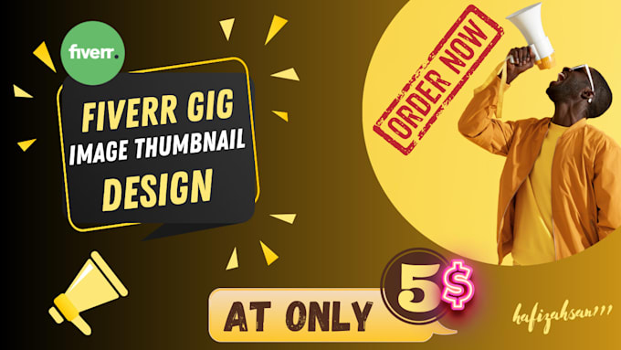 Design attractive fiverr gig image cover and thumbnail by Hafizahsan111 ...