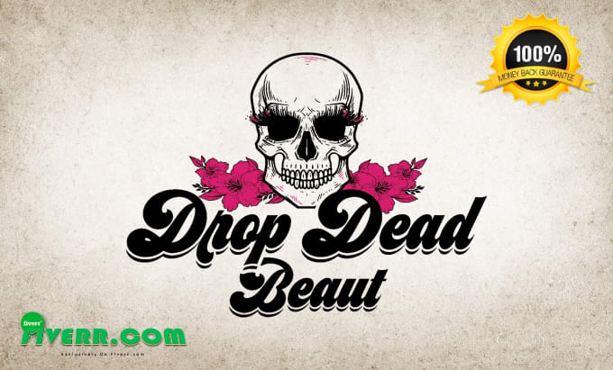 do vintage retro logo design with hand drawn illustration