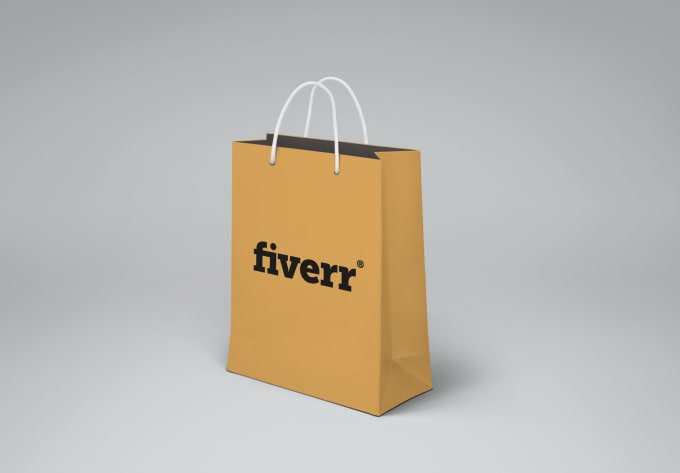 Download Put your logo or any text on a shopping bag mockup by Valkurm