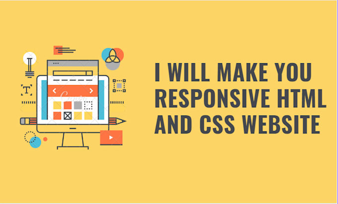 Make you a responsive html and css website by Pharesha | Fiverr