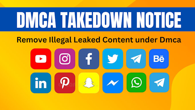 takedown harassing defaming content google reddit ig fb yt and x under dmca