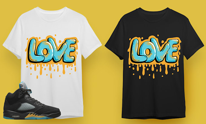 Design a shirt that matches your jordan shoes by Trangdua Fiverr
