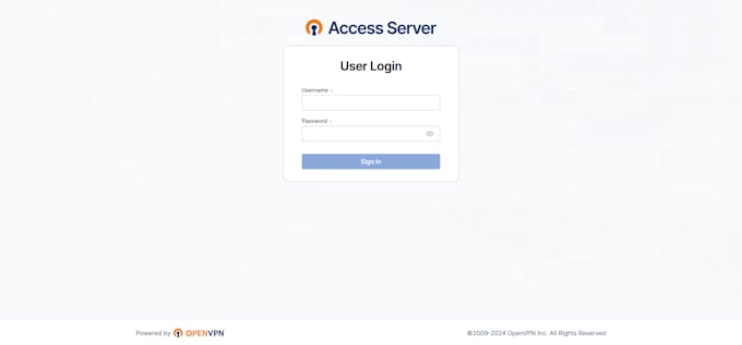 setup a secure openvpn server with web management interface
