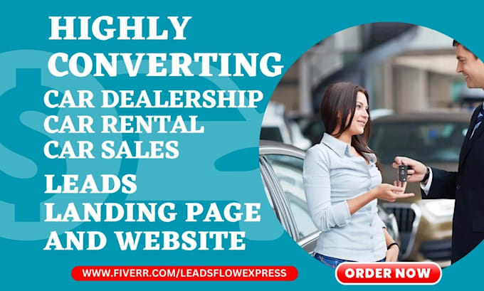 generate car dealership car rental car sales used cars car dealer leads website