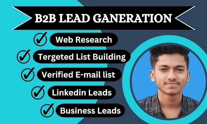 do b2b targeted lead generation, web research and email list building