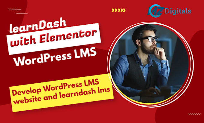 develop wordpress lms website and learndash lms