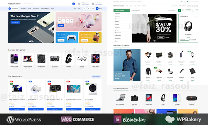 custom design any business website
