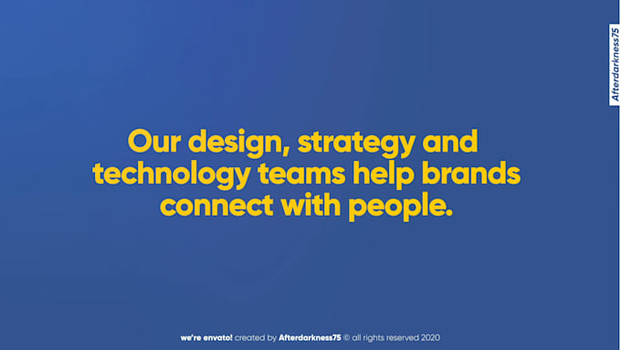 create a showreel video for creative digital agency