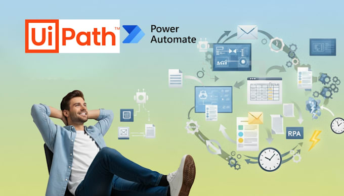 automate business process using rpa, uipath, power automate