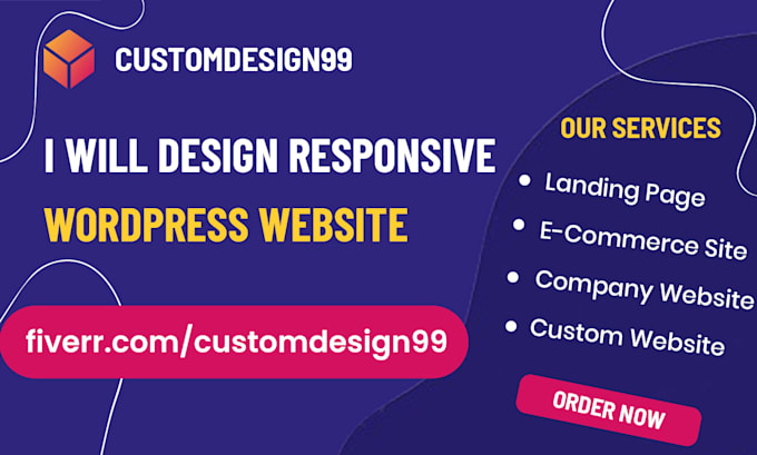 create wordpress website design and development