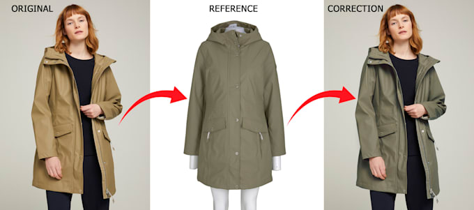 perfectly color change , color correction, color replacement