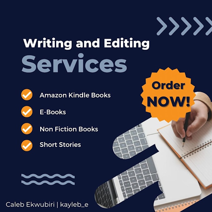 Write amazon kindle books, ebooks and nonfiction books by Kayleb_e Fiverr