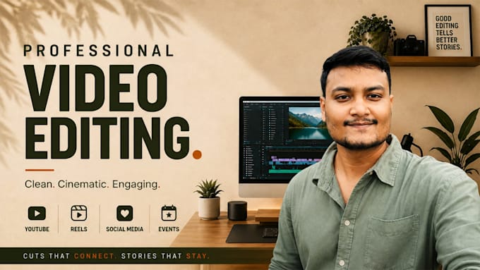 professionally edit videos for you