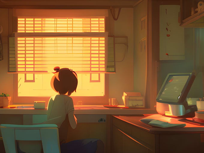 Create lofi art illstrations with ai by Jeremydia Fiverr