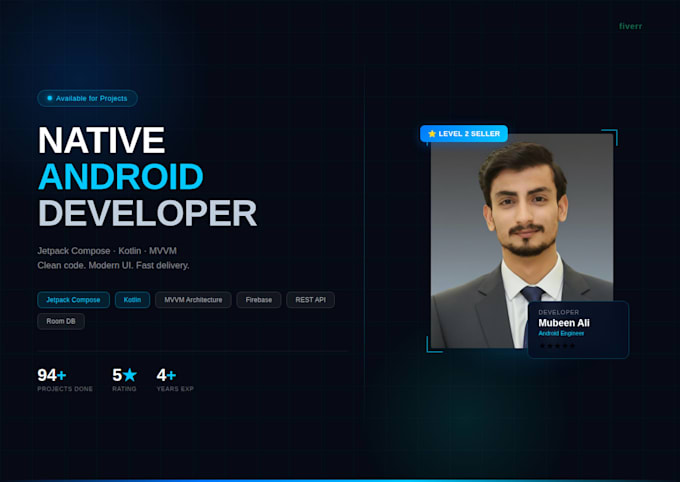 develop a professional android app in kotlin and jetpack compose