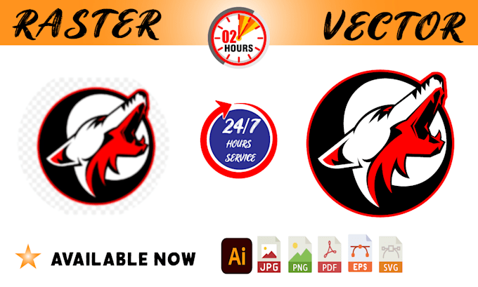 raster to vector tracing or convert to vector ai perfectly