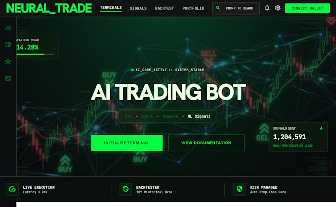 build an ai trading bot with mt5, bingx, binance or crypto exchange integration