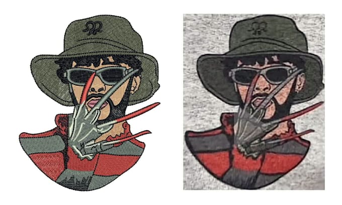 do custom embroidery digitizing and make dst, pes, jef, emb, exp, in 12 hours