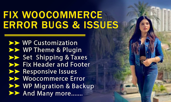 fix woocommerce errors, wordpress website issues and bugs