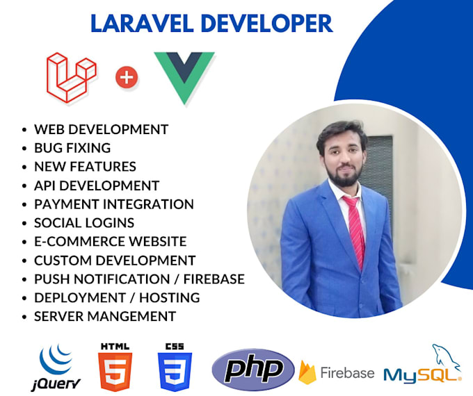 fix bugs and modify your PHP laravel web app