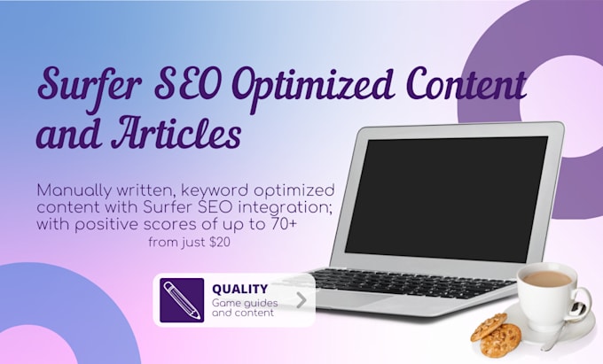 provide quality surfer SEO optimized content and blog posts