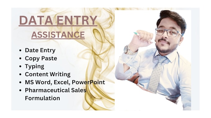 Write your data entry, assignments and can do admin work by ...