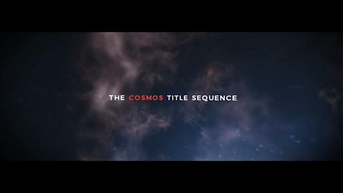 create a cinematic space bound titles animation