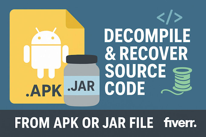 decompile and recover source code of android apk and jar
