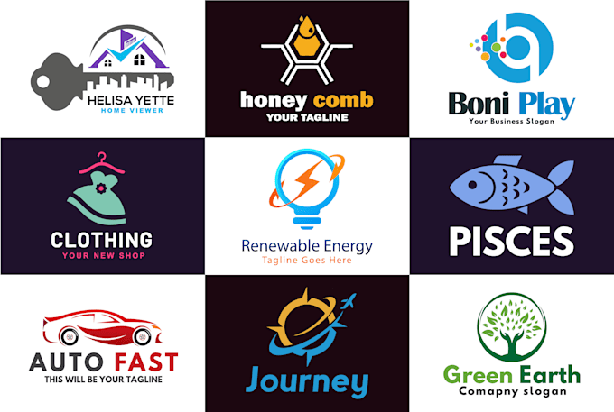 do modern minimalist creative business logo design