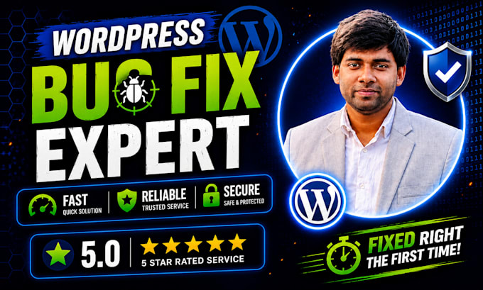fix wordpress errors, bugs, and broken website issues fast