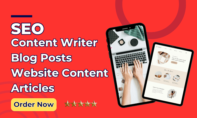 be your SEO content writer for blog posts and articles