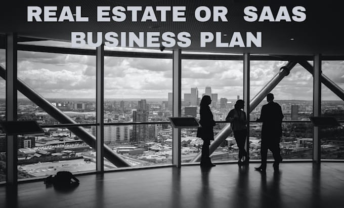 provide real estate, fintech or saas business plan
