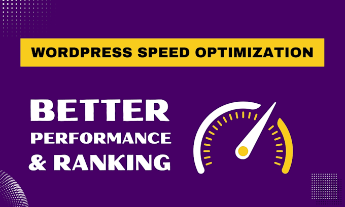 for 5 dollars wordpress speed optimization, improve wordpress speed