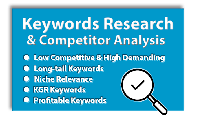 do proper SEO keyword research for website and competitor analysis