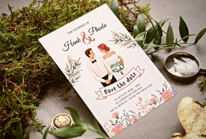 Design Your Customized Wedding Invitation In Just 2 Hours By Valefar12 Fiverr 8365