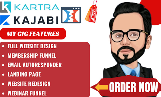 Be your clickfunnel kajabi kartra sales funnel landing page by