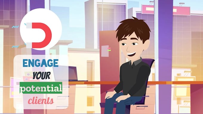 create a 2d animated explainer video