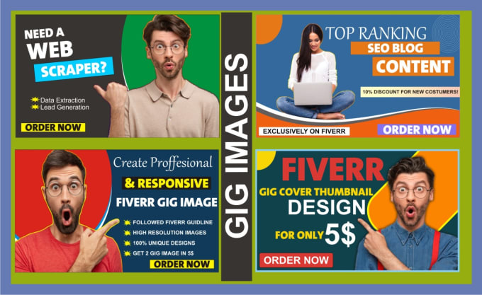 Create your fiverr gig image by Omarmalik88 | Fiverr