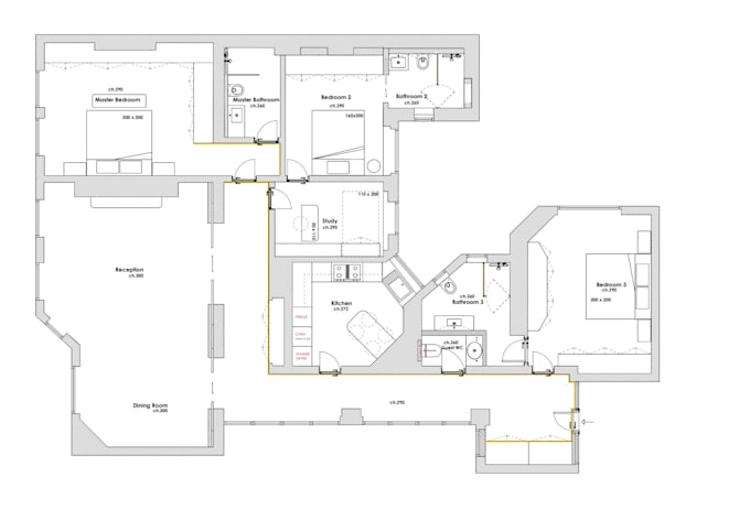 draw floor plans, sections and elevations for your residential project