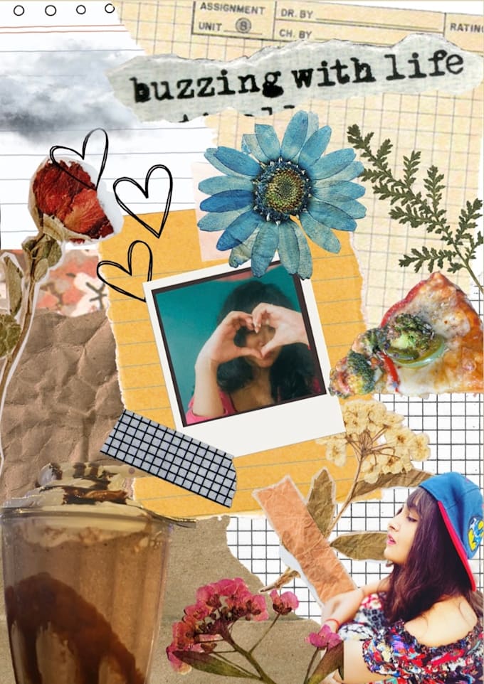 create scrapbook collage art graphics for you