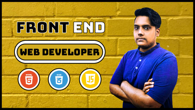Be your front end web developer with html, css and js by Fahad_dewan ...