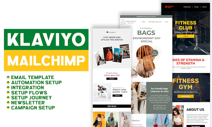 Design klaviyo flows and klaviyo email template by Kawsarchy24 Fiverr