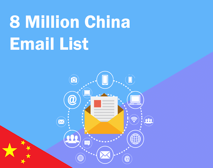 Give you 8 million china email list by Fabianaji Fiverr