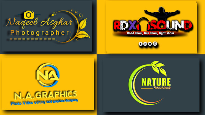 Design creative combination mark logo by Naqeebasghar | Fiverr