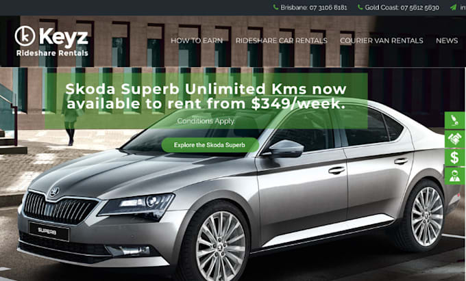 Best Deals! I will car rental website car dealership booking car rental website  for $80