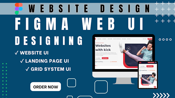 Do website ui ux, web ui design with figma by Evoltek | Fiverr